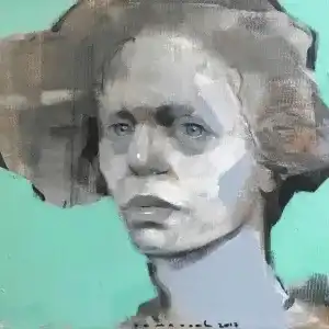 SEMA ÖCAL tarafından 2019 yılında 25x25 cm ölçülerinde Tuval üzeri yağlı boya tekniği ile yapılmıştır.