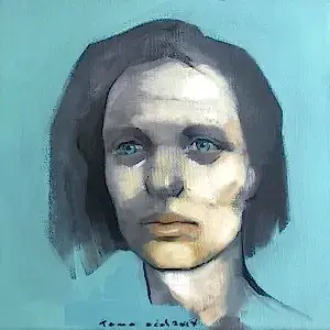 SEMA ÖCAL tarafından 2019 yılında 25x25 cm ölçülerinde Tuval üzeri yağlı boya tekniği ile yapılmıştır.