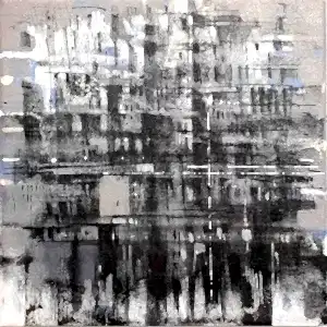 AYHAN ÇETİN tarafından 2019 yılında 25x25 cm ölçülerinde Tuval üzeri akrilik boya tekniği ile yapılmıştır.