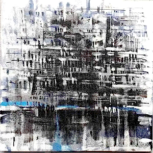 AYHAN ÇETİN tarafından 2019 yılında 25x25 cm ölçülerinde Tuval üzeri akrilik boya tekniği ile yapılmıştır.