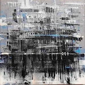 AYHAN ÇETİN tarafından 2019 yılında 25x25 cm ölçülerinde Tuval üzeri akrilik boya tekniği ile yapılmıştır.