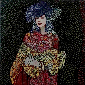 BİNNUR YÜCEBAŞ RUOCCO tarafından 2019 yılında 25x25 cm ölçülerinde Tuval üzeri yağlı boya tekniği ile yapılmıştır.