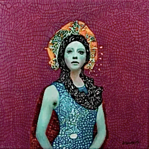 BİNNUR YÜCEBAŞ RUOCCO tarafından 2019 yılında 25x25 cm ölçülerinde Tuval üzeri yağlı boya tekniği ile yapılmıştır.