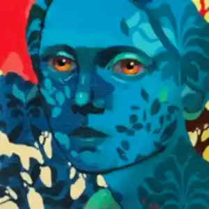 SEMA ÖCAL tarafından 2024 yılında 25x25 cm ölçülerinde Tuval üzeri akrilik boya tekniği ile yapılmıştır.