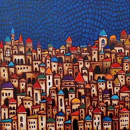 BİNNUR YÜCEBAŞ RUOCCO tarafından 2025 yılında 25x25 cm ölçülerinde Tuval üzeri yağlı boya tekniği ile yapılmıştır.