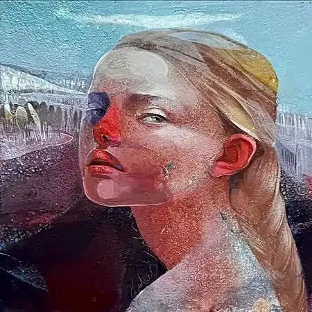 HAKAN ERASLAN tarafından 2025 yılında 25x25 cm ölçülerinde Tuval üzeri akrilik boya tekniği ile yapılmıştır.