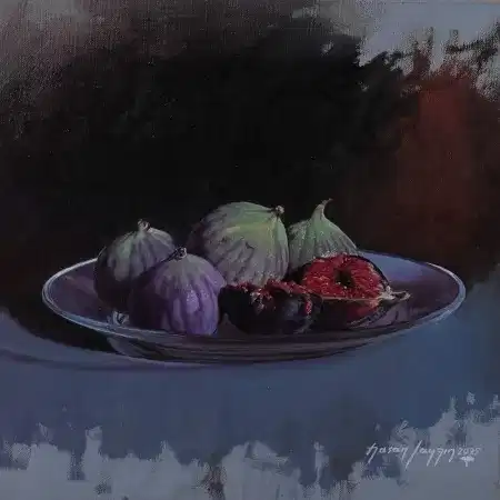 HASAN SAYGIN tarafından 2025 yılında 25x25 cm ölçülerinde Tuval üzeri yağlı boya tekniği ile yapılmıştır.