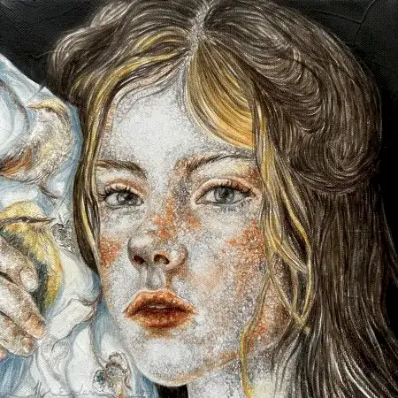 ILGIN ERDEM tarafından 2025 yılında 25x25 cm ölçülerinde Tuval üzeri yağlı boya tekniği ile yapılmıştır.