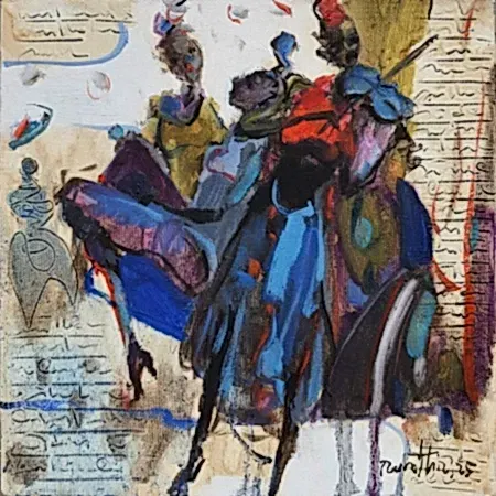 NURETTİN AKKAYA tarafından 2025 yılında 25x25 cm ölçülerinde Tuval üzeri yağlı boya tekniği ile yapılmıştır.