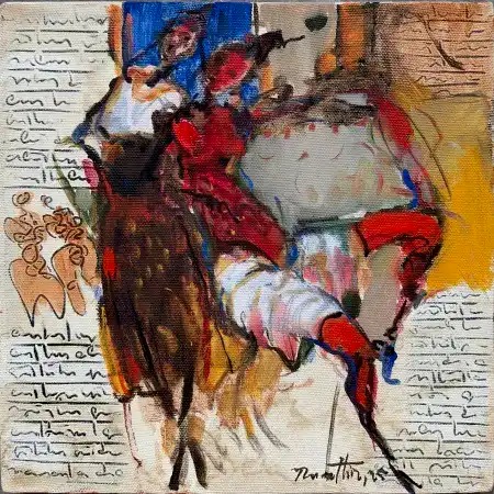 NURETTİN AKKAYA tarafından 2025 yılında 25x25 cm ölçülerinde Tuval üzeri yağlı boya tekniği ile yapılmıştır.