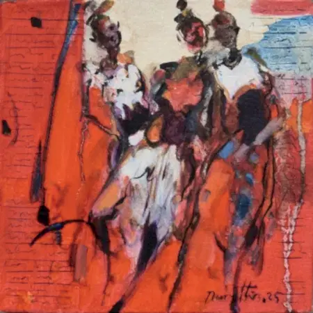 NURETTİN AKKAYA tarafından 2025 yılında 25x25 cm ölçülerinde Tuval üzeri yağlı boya tekniği ile yapılmıştır.