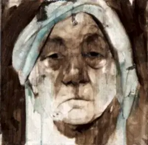 SEMA ÖCAL tarafından 2015 yılında 25x25 cm ölçülerinde Tuval üzeri akrilik boya tekniği ile yapılmıştır.