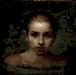 SERTAP YEĞİN tarafından 2015 yılında 25x25 cm ölçülerinde Tuval üzeri yağlı boya tekniği ile yapılmıştır.