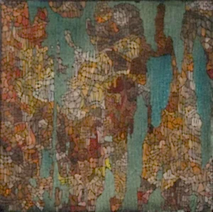 BİNNUR YÜCEBAŞ RUOCCO tarafından 2015 yılında 25x25 cm ölçülerinde Tuval üzeri yağlı boya tekniği ile yapılmıştır.