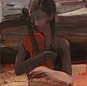 HAKAN ERASLAN tarafından 2015 yılında 25x25 cm ölçülerinde Tuval üzeri akrilik boya tekniği ile yapılmıştır.