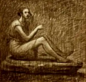 SERTAP YEĞİN tarafından 2016 yılında 25x25 cm ölçülerinde Kağıt üzeri karışık teknik tekniği ile yapılmıştır.