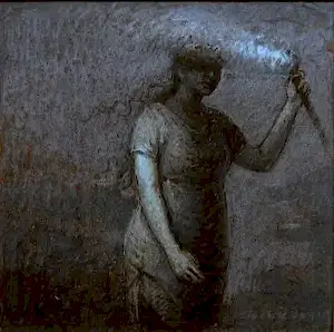 SERTAP YEĞİN tarafından 2016 yılında 25x25 cm ölçülerinde Kağıt üzeri karışık teknik tekniği ile yapılmıştır.