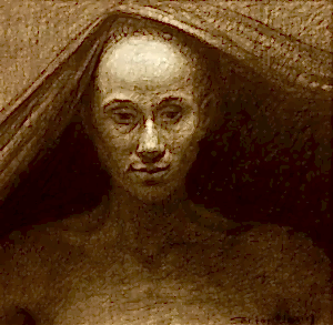 SERTAP YEĞİN tarafından 2016 yılında 25x25 cm ölçülerinde Kağıt üzeri karakalem tekniği ile yapılmıştır.