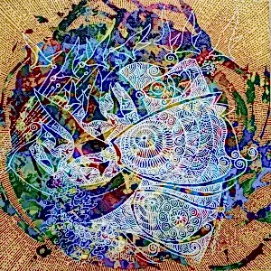 ENGİN KORKMAZ tarafından 2016 yılında 25x25 cm ölçülerinde Tuval üzeri akrilik boya tekniği ile yapılmıştır.