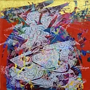 ENGİN KORKMAZ tarafından 2016 yılında 25x25 cm ölçülerinde Tuval üzeri akrilik boya tekniği ile yapılmıştır.