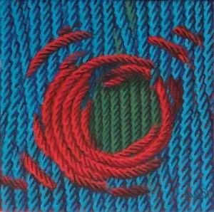 AHMET YEŞİL tarafından 2016 yılında 25x25 cm ölçülerinde Tuval üzeri yağlı boya tekniği ile yapılmıştır.