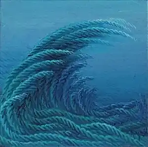 AHMET YEŞİL tarafından 2016 yılında 25x25 cm ölçülerinde Tuval üzeri yağlı boya tekniği ile yapılmıştır.