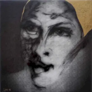 NECMETTİN ÖZLÜ tarafından 2016 yılında 25x25 cm ölçülerinde Tuval üzeri karışık teknik tekniği ile yapılmıştır.