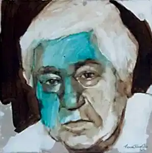 SEMA ÖCAL tarafından 2016 yılında 25x25 cm ölçülerinde Tuval üzeri yağlı boya tekniği ile yapılmıştır.