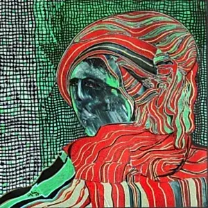 NECMETTİN ÖZLÜ tarafından 2017 yılında 25x25 cm ölçülerinde Tuval üzeri akrilik boya tekniği ile yapılmıştır.