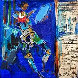 NURETTİN AKKAYA tarafından 2017 yılında 25x25 cm ölçülerinde Tuval üzeri yağlı boya tekniği ile yapılmıştır.