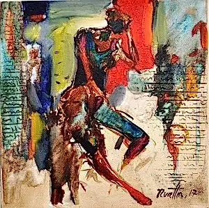 NURETTİN AKKAYA tarafından 2017 yılında 25x25 cm ölçülerinde Tuval üzeri yağlı boya tekniği ile yapılmıştır.