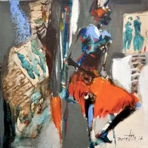 NURETTİN AKKAYA tarafından 2017 yılında 25x25 cm ölçülerinde Tuval üzeri yağlı boya tekniği ile yapılmıştır.