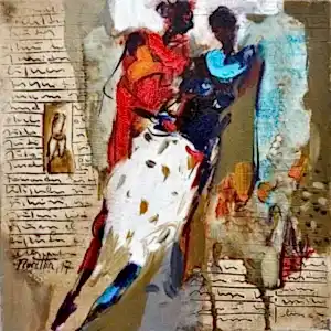 NURETTİN AKKAYA tarafından 2017 yılında 25x25 cm ölçülerinde Tuval üzeri yağlı boya tekniği ile yapılmıştır.