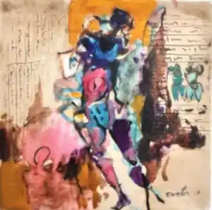 NURETTİN AKKAYA tarafından 2017 yılında 25x25 cm ölçülerinde Tuval üzeri yağlı boya tekniği ile yapılmıştır.