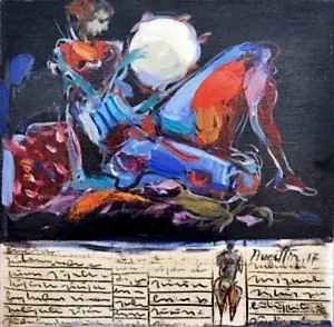 NURETTİN AKKAYA tarafından 2017 yılında 25x25 cm ölçülerinde Tuval üzeri yağlı boya tekniği ile yapılmıştır.