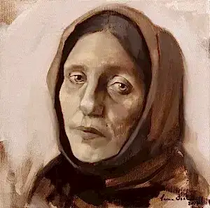 SEMA ÖCAL tarafından 2017 yılında 25x25 cm ölçülerinde Tuval üzeri akrilik boya tekniği ile yapılmıştır.