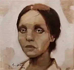 SEMA ÖCAL tarafından 2017 yılında 25x25 cm ölçülerinde Tuval üzeri akrilik boya tekniği ile yapılmıştır.