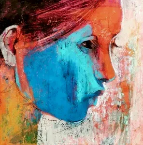 HAKAN ERASLAN tarafından 2017 yılında 25x25 cm ölçülerinde Tuval üzeri akrilik boya tekniği ile yapılmıştır.