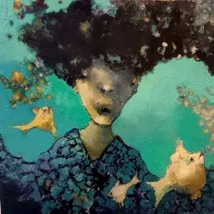 EROL PELİOĞLU tarafından 2020 yılında 25x25 cm ölçülerinde Tuval üzeri yağlı boya tekniği ile yapılmıştır.