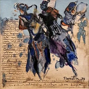 NURETTİN AKKAYA tarafından 2020 yılında 25x25 cm ölçülerinde Tuval üzeri yağlı boya tekniği ile yapılmıştır.