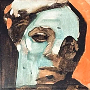 SEMA ÖCAL tarafından 2020 yılında 25x25 cm ölçülerinde Tuval üzeri yağlı boya tekniği ile yapılmıştır.