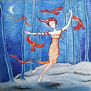 ZEKİYE AKALIN tarafından 2020 yılında 25x25 cm ölçülerinde Tuval üzeri yağlı boya tekniği ile yapılmıştır.