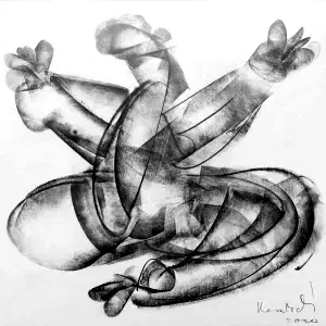 ALİ HERİSCHİ tarafından 2020 yılında 25x25 cm ölçülerinde Kağıt üzeri karışık teknik tekniği ile yapılmıştır.