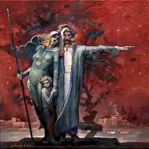 ADEM BAŞPINAR tarafından 2021 yılında 25x25 cm ölçülerinde Tuval üzeri akrilik boya tekniği ile yapılmıştır.