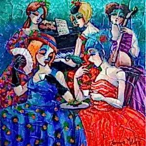 DERYA YILDIZ tarafından 2021 yılında 25x25 cm ölçülerinde Tuval üzeri yağlı boya tekniği ile yapılmıştır.