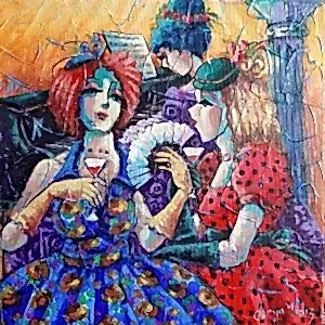 DERYA YILDIZ tarafından 2021 yılında 25x25 cm ölçülerinde Tuval üzeri yağlı boya tekniği ile yapılmıştır.