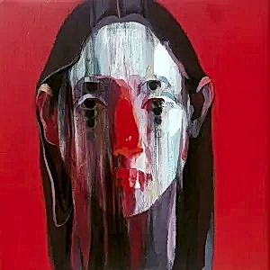 HAKAN ERASLAN tarafından 2021 yılında 25x25 cm ölçülerinde Tuval üzeri akrilik boya tekniği ile yapılmıştır.