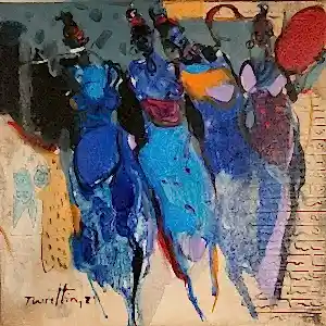 NURETTİN AKKAYA tarafından 2021 yılında 25x25 cm ölçülerinde Tuval üzeri yağlı boya tekniği ile yapılmıştır.