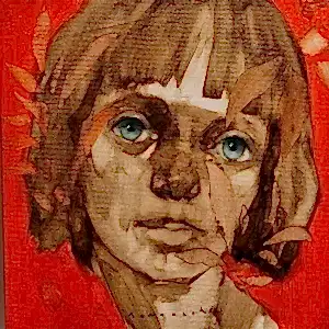 SEMA ÖCAL tarafından 2021 yılında 25x25 cm ölçülerinde Tuval üzeri yağlı boya tekniği ile yapılmıştır.