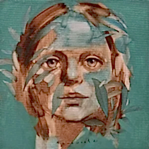 SEMA ÖCAL tarafından 2021 yılında 25x25 cm ölçülerinde Tuval üzeri yağlı boya tekniği ile yapılmıştır.